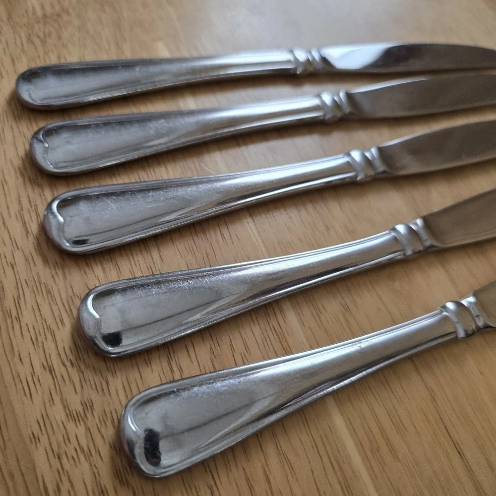 Pfaltzgraff Allure Stainless Dinner‎ Knives 9.5